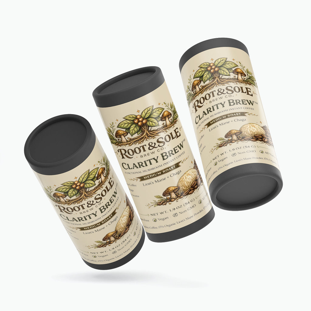 Clarity Brew- Mushroom Fuse (Medium Roast) Instant Coffee