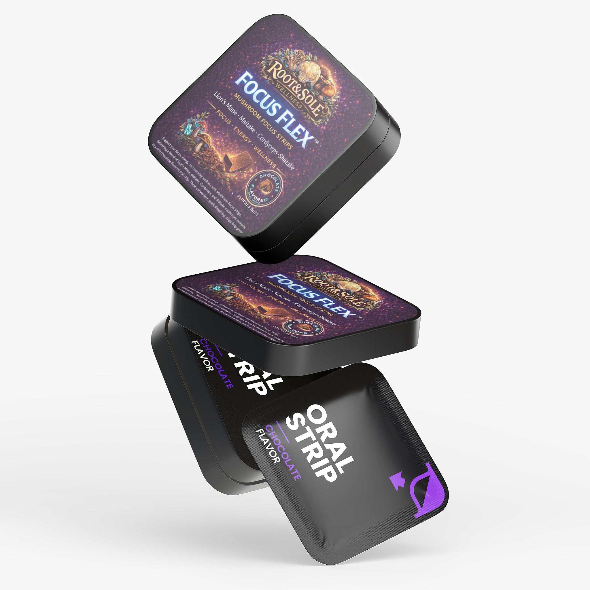 Focus Flex- Mushroom Focus Strips (30 count)